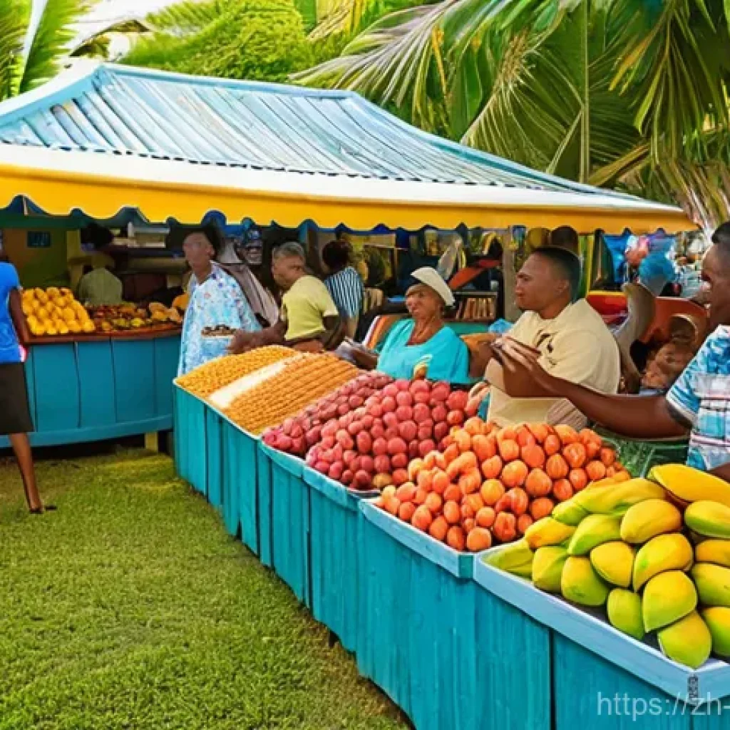 바베이도스 주민의 생활 방식 - **Prompt 1: "Bajan Serenity and Rhythms"**
    A vibrant illustration depicting the relaxed daily li...