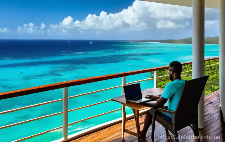 바베이도스 주민의 생활 방식 - **Prompt 1: "Bajan Serenity and Rhythms"**
    A vibrant illustration depicting the relaxed daily li...