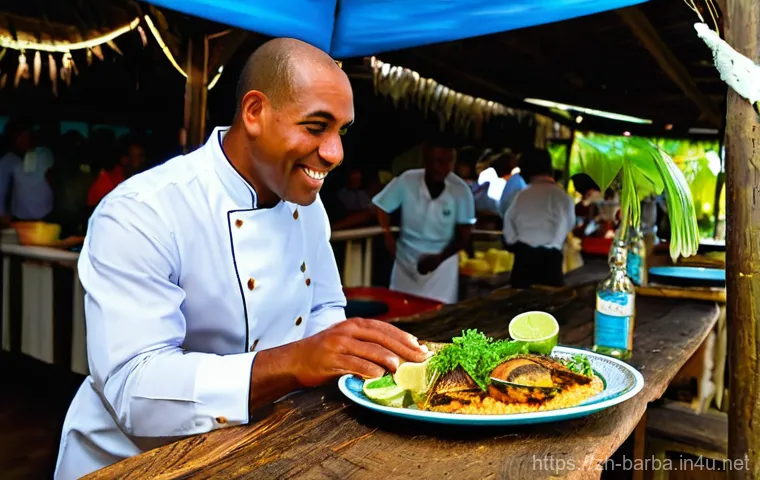 바베이도스 주민의 생활 방식 - **Prompt 2: "Digital Nomad's Barbadian Paradise"**
    An inspiring photograph-realistic image showc...