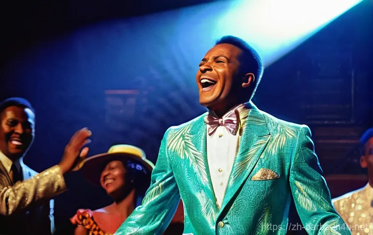 바베이도스 출신 유명 음악가 - **Jackie Opel: The Spouge Pioneer on Stage**
    A vibrant, dynamic full-body portrait of Jackie Ope...